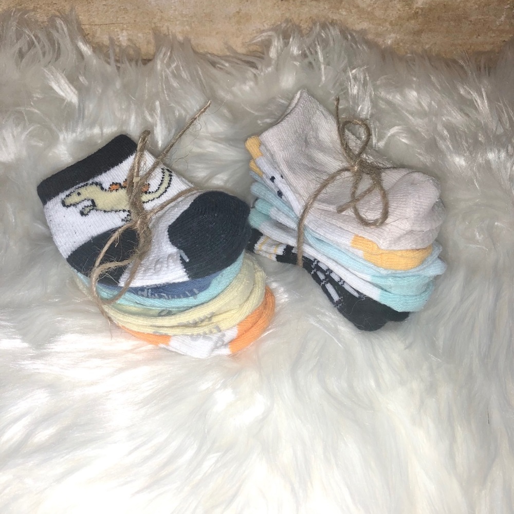 Little Me socks 0-12 months